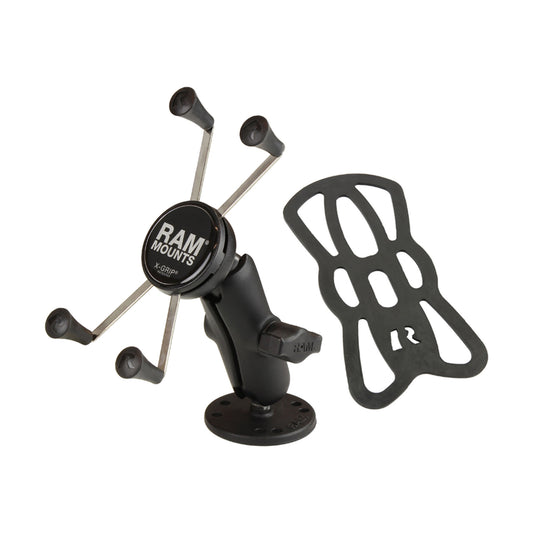 RAM Black Large X-Grip with Drill-Down Base Rugged Vehicle Mount - 15-05346