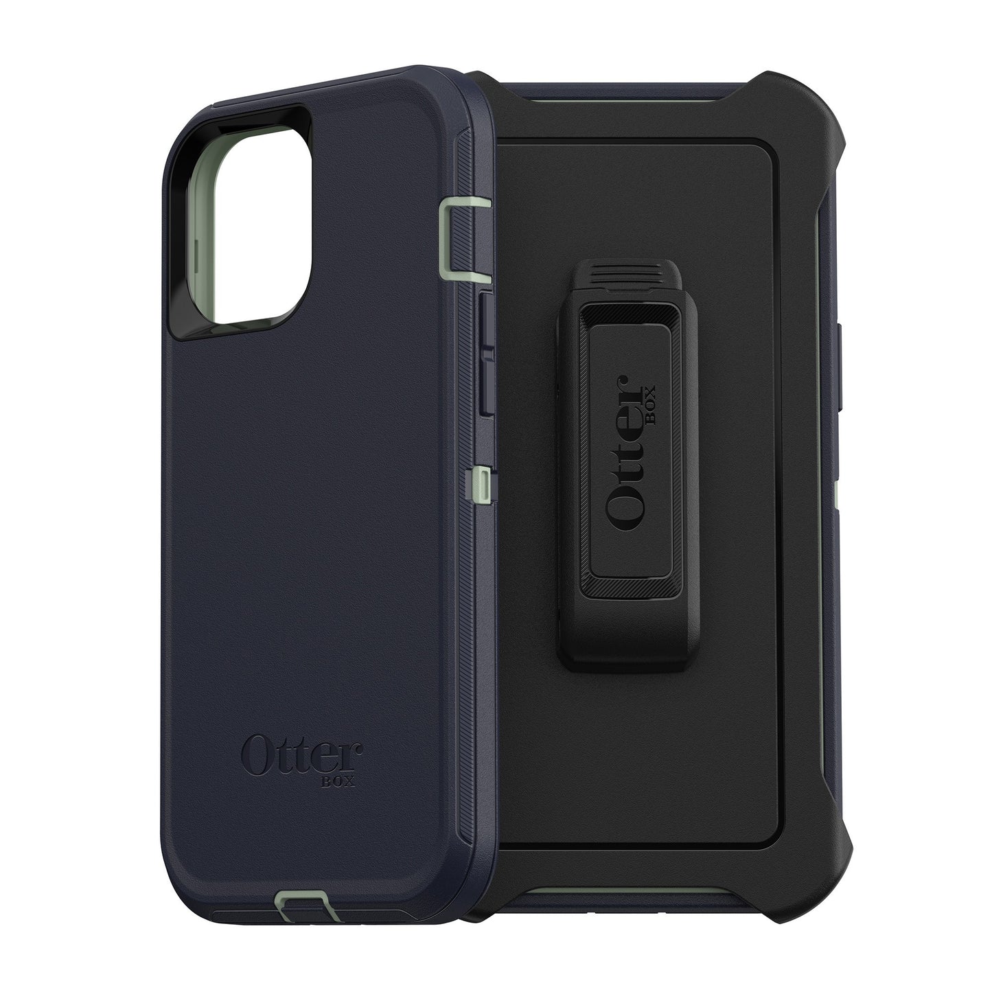 iPhone 12 Pro Max Otterbox Blue/Grey (Varsity Blues) Defender Series Case - 15-07843
