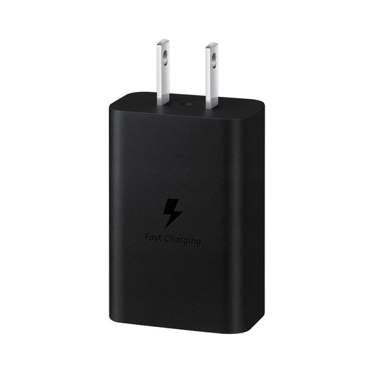 Samsung OEM Black 15W USB-C PD Wall Charger w/ USB-C to USB-C Cable - 15-09842