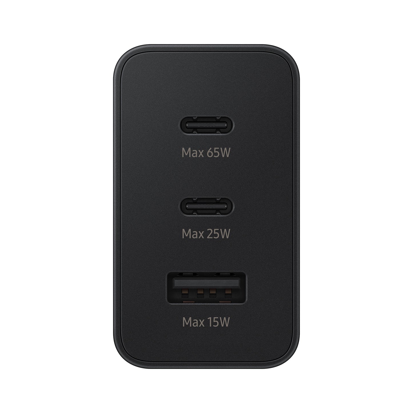Samsung OEM 65W Trio Wall Charger - Black - 15-09845