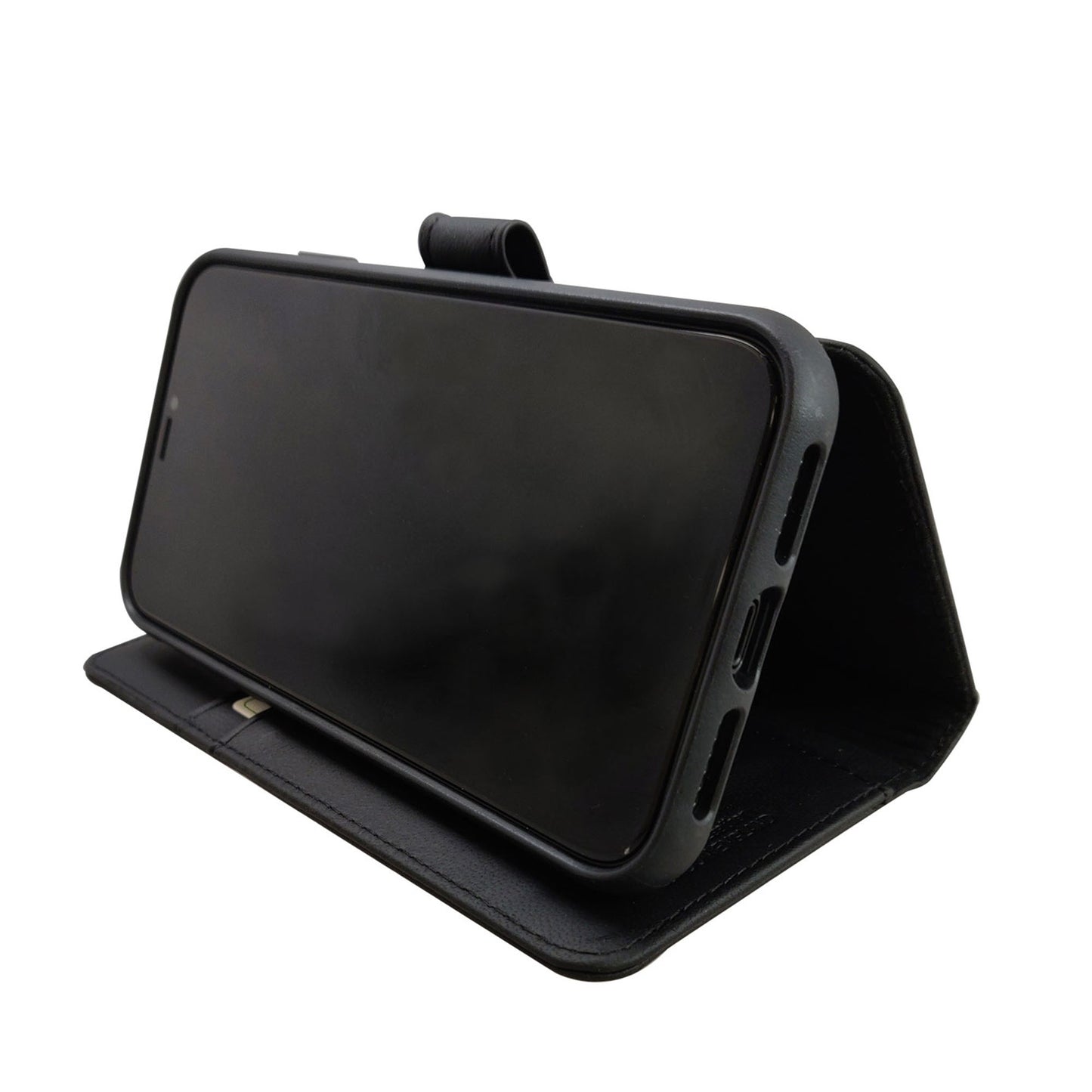 iPhone 11 Pro Uunique Black Olive Nutrisiti 2-in-1 Eco Leather Folio & Detachable Back Case - 15-05081