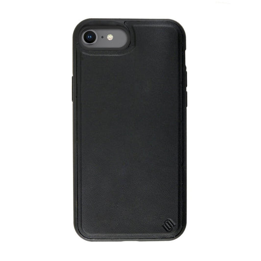 iPhone SE (2022/2020)/8 Uunique Black (Black Olive) Nutrisiti Eco Leather Back Case - 15-06526