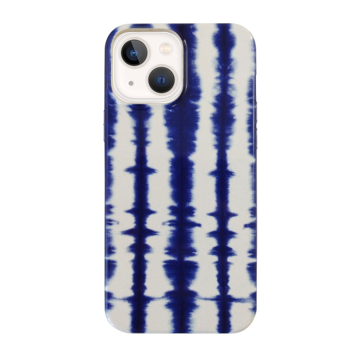 iPhone 13 Uunique (Striped Tie Dye) Nutrisiti Eco Printed Back Case - 15-08932