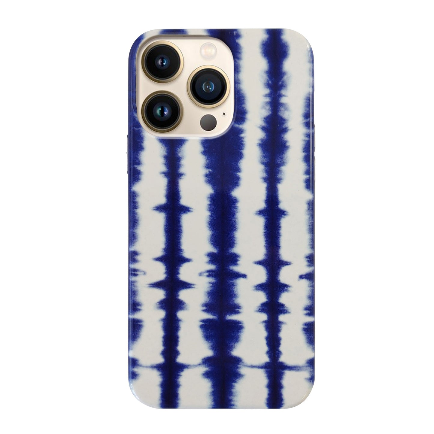 iPhone 13 Pro Uunique (Striped Tie Dye) Nutrisiti Eco Printed Back Case - 15-08948