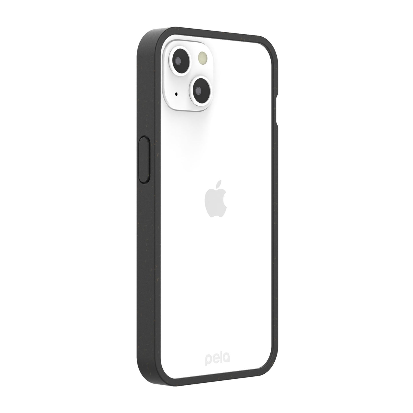 iPhone 13 Pela Clear/Black Compostable Eco-Friendly Clear Case - 15-09008