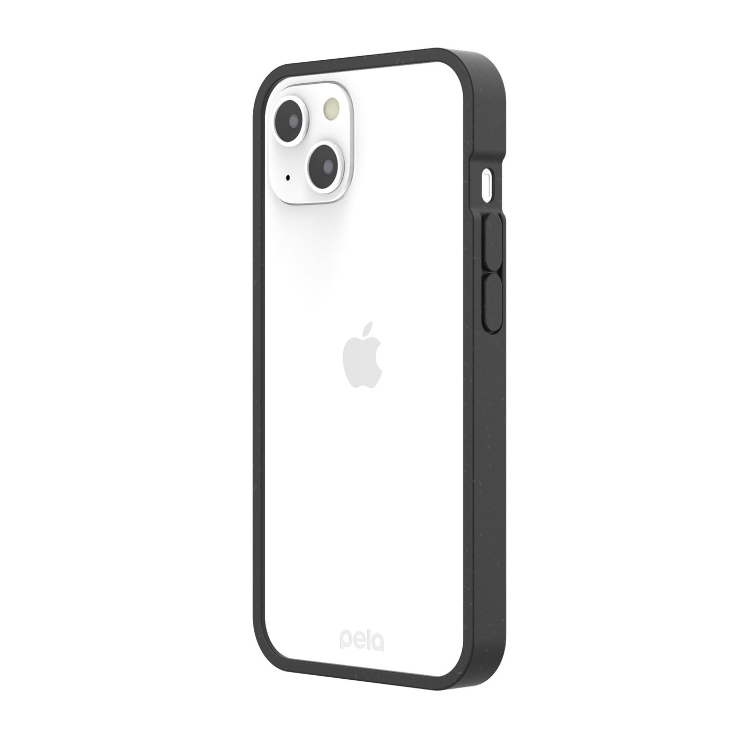 iPhone 13 Pela Clear/Black Compostable Eco-Friendly Clear Case - 15-09008