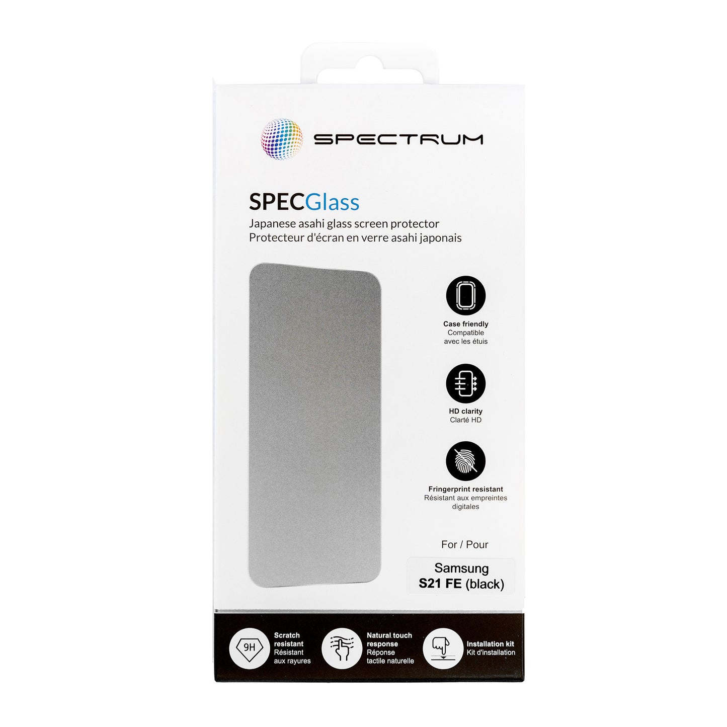 Samsung Galaxy S21 FE 5G SPECTRUM 2.5D SPECGlass Screen Protector w/tray - 15-09313