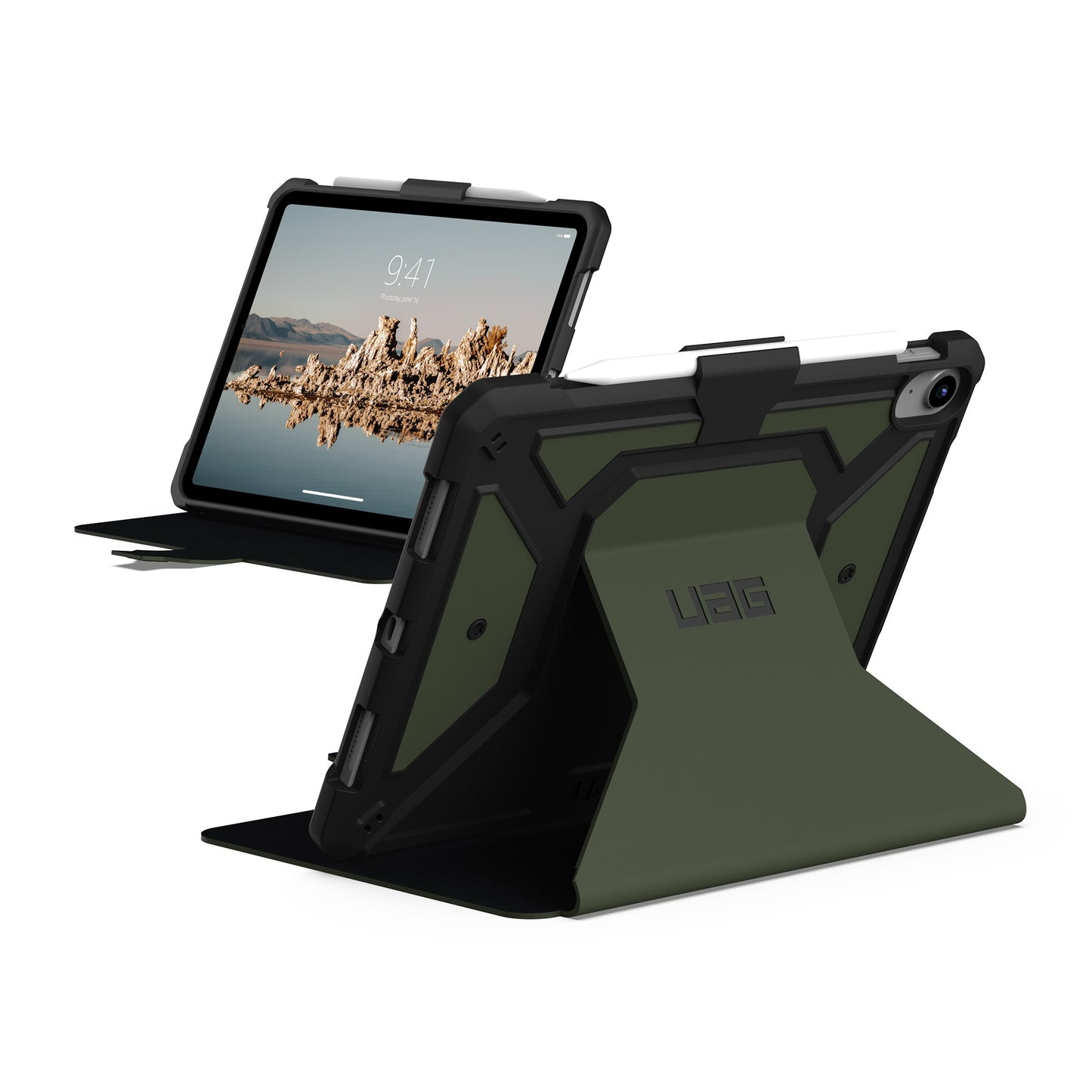 iPad A16/iPad 10th Gen UAG Metropolis SE Case - Green (Olive) - 15-09485