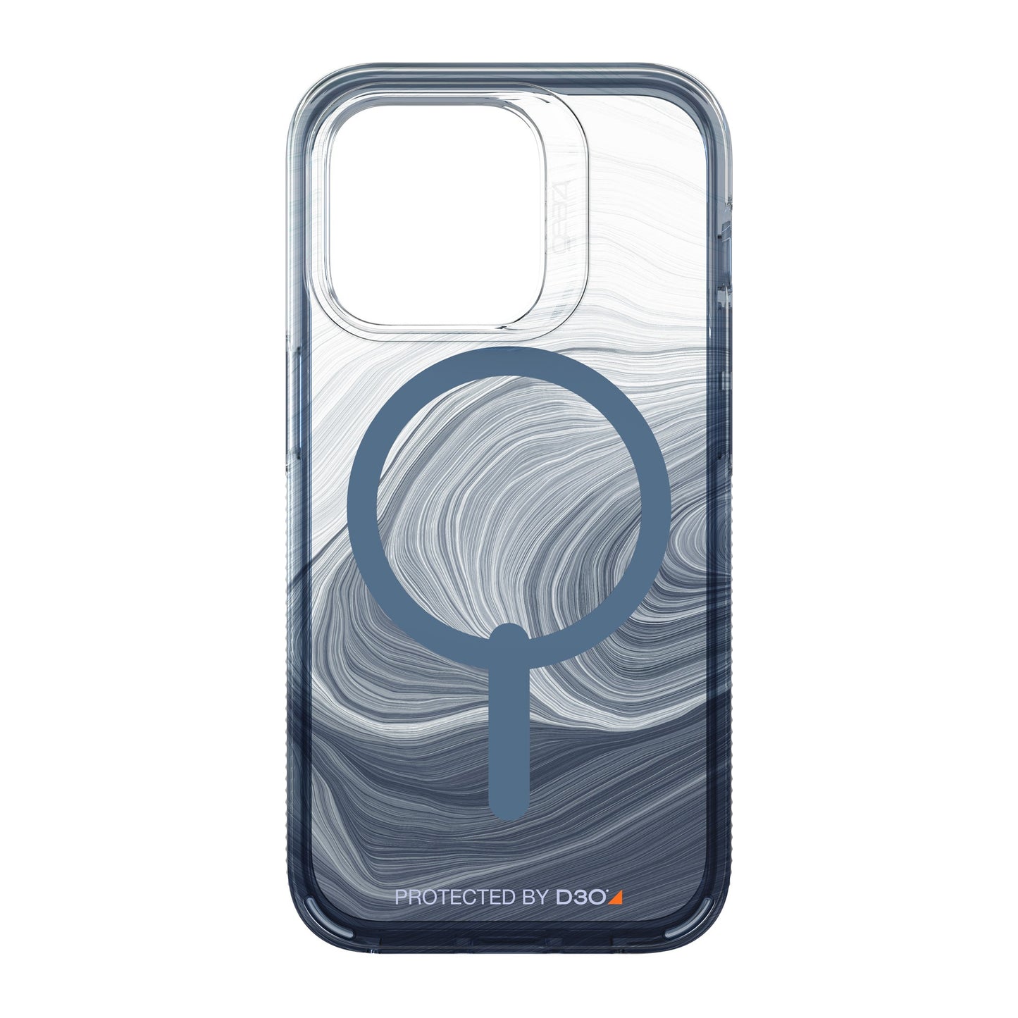 iPhone 14 Pro Gear4 D3O Milan Snap Case - Blue Swirl - 15-10108