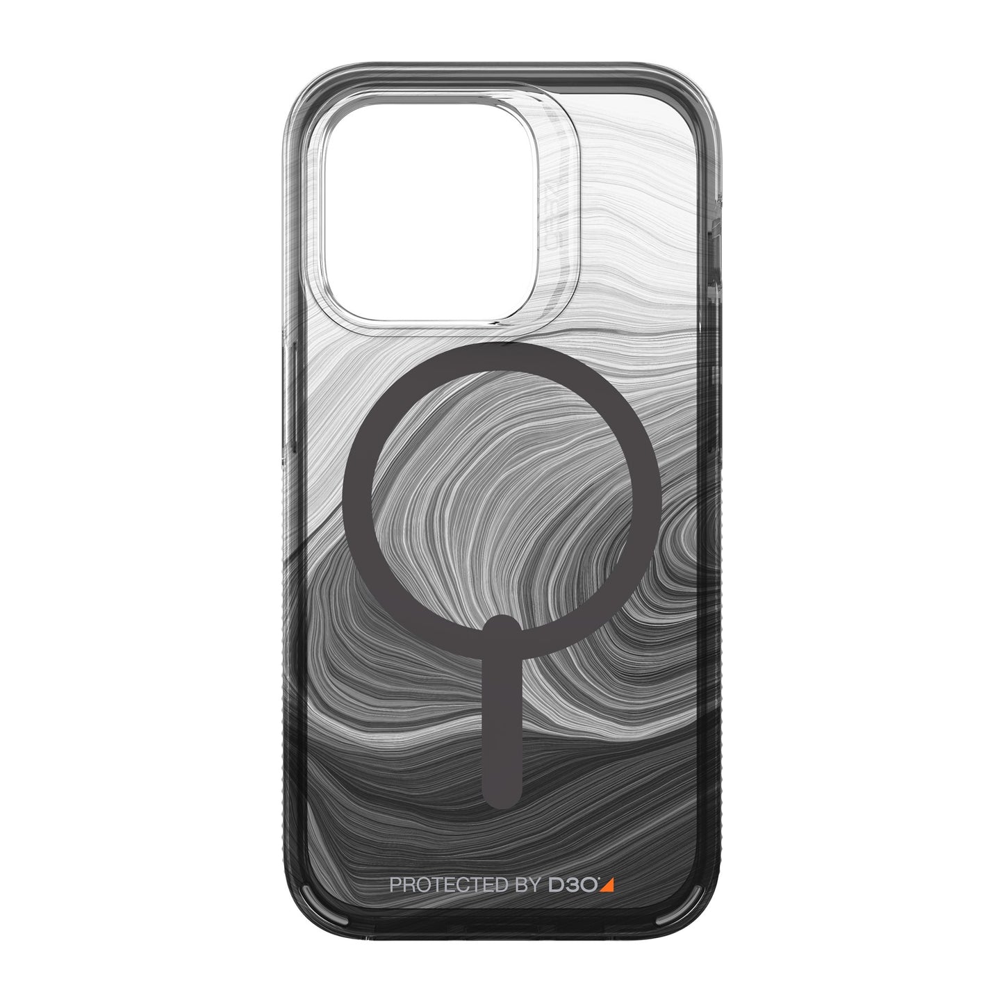 iPhone 14 Pro Gear4 D3O Milan Snap Case - Black Swirl - 15-10109