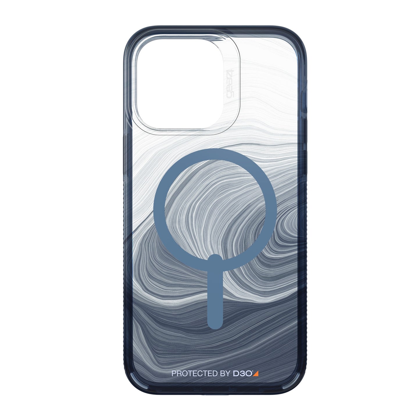 iPhone 14 Pro Max Gear4 D3O Milan Snap Case - Blue Swirl - 15-10146