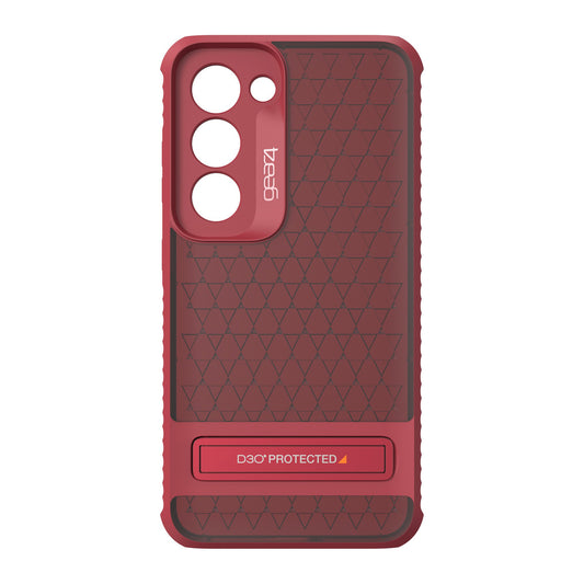 Samsung Galaxy S23 5G Gear4 D3O Everest Kickstand Case - Red - 15-10885