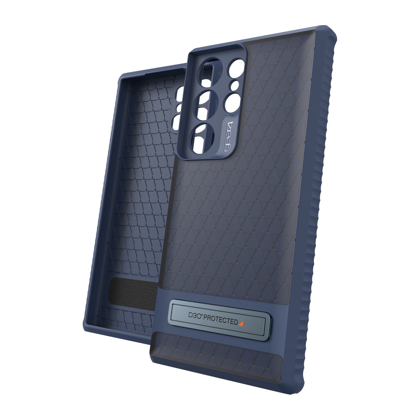 Samsung Galaxy S23 Ultra 5G Gear4 D3O Everest Kickstand Case - Blue - 15-10915
