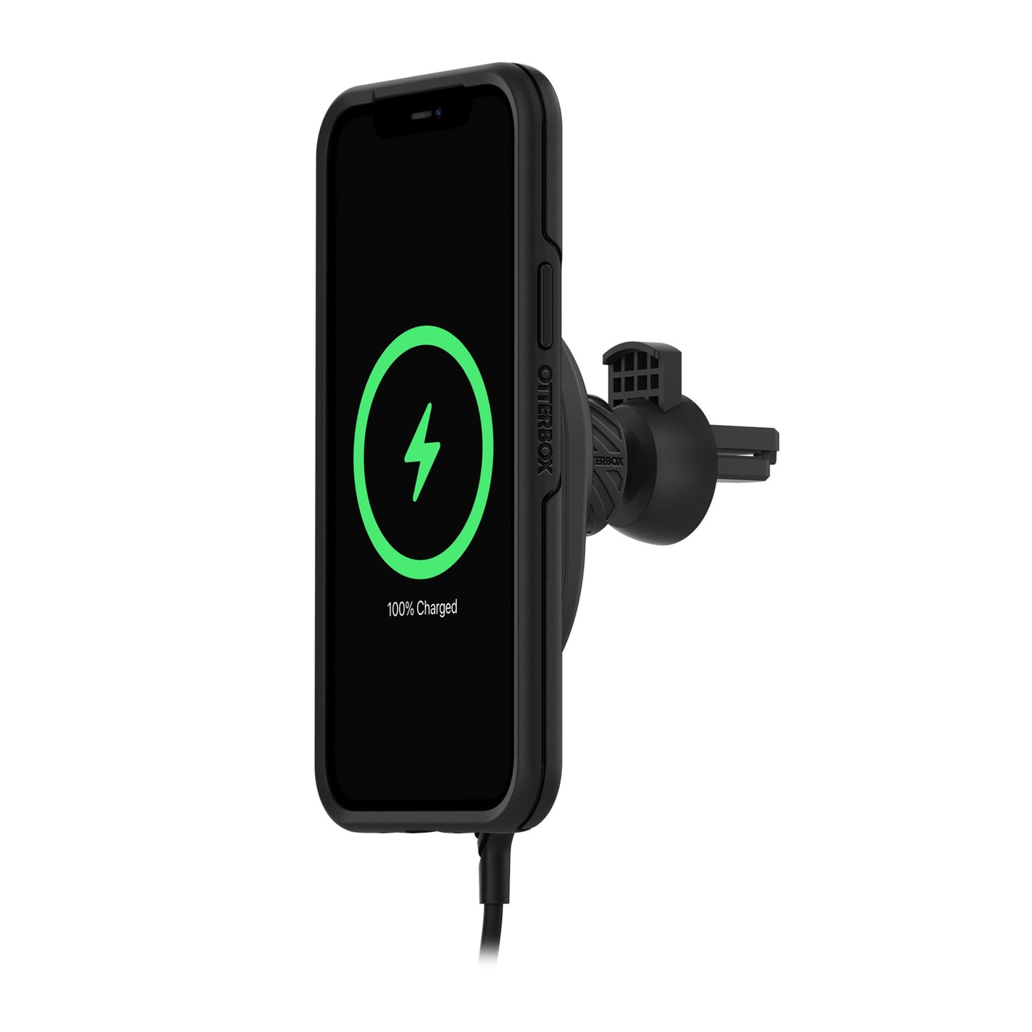 Otterbox 15W Wireless Charger Car Vent Mount for MagSafe V2 - Black (Radiant Night) - 15-11007