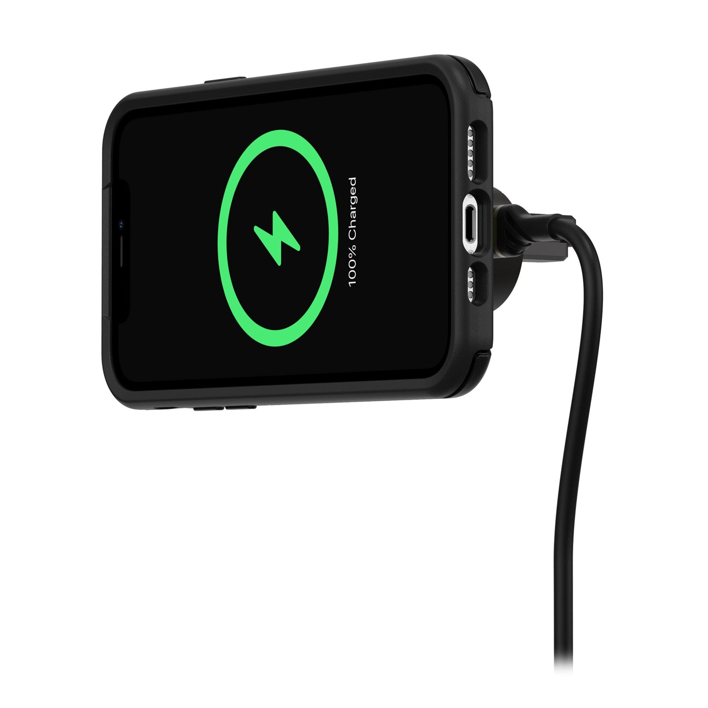 Otterbox 15W Wireless Charger Car Vent Mount for MagSafe V2 - Black (Radiant Night) - 15-11007