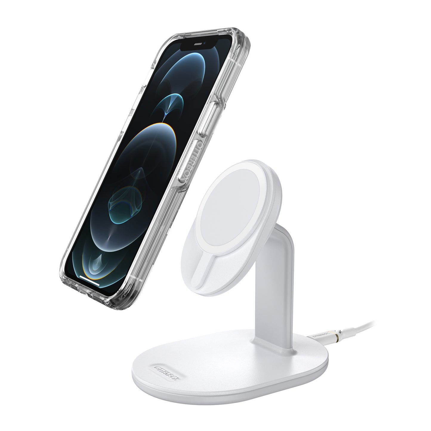 Otterbox 15W Wireless Charging Stand for MagSafe V2 - White (Lucid Dreamer) - 15-11010
