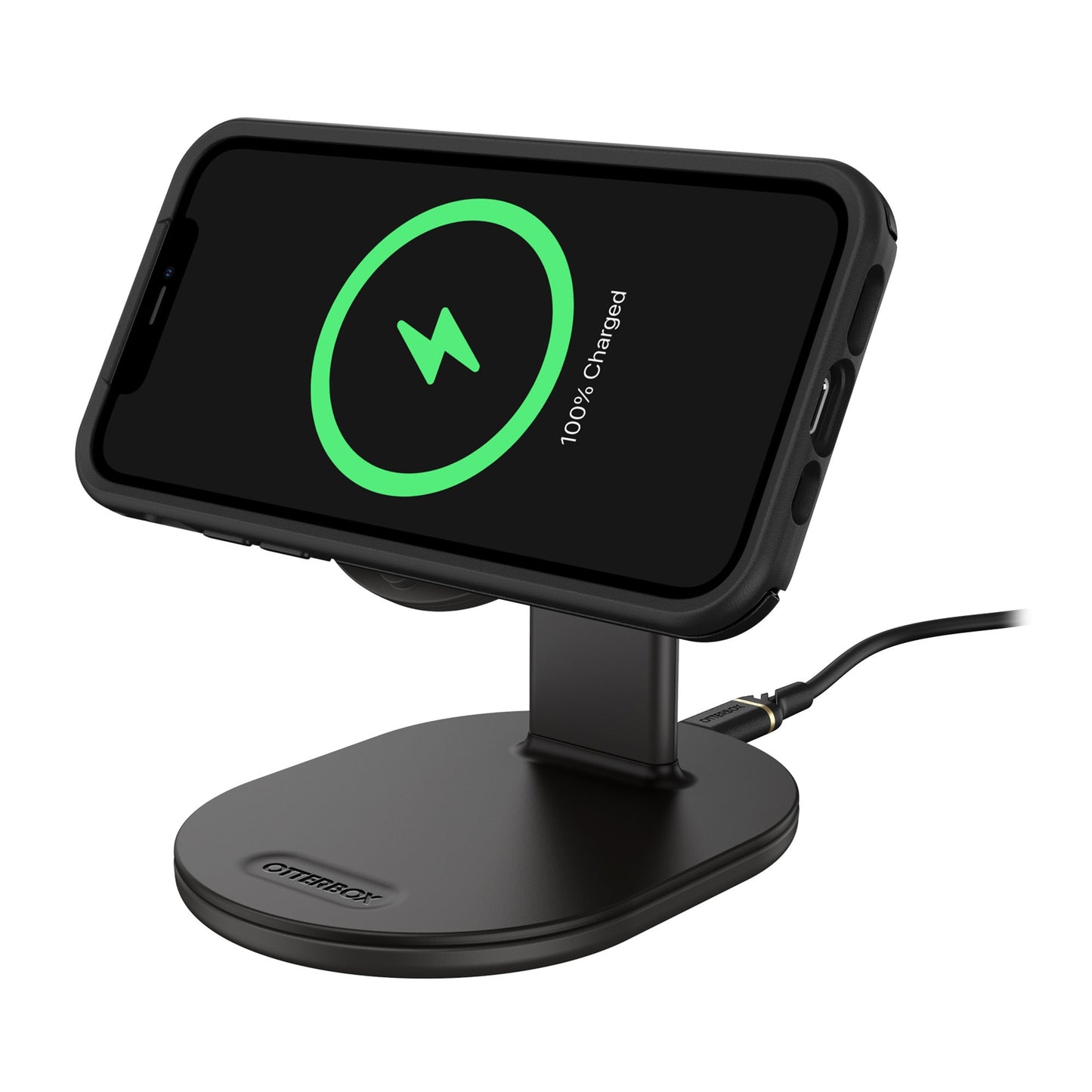 Otterbox 15W Wireless Charging Stand for MagSafe V2 W/O Power Adapter - Black (Radiant Night) - 15-11011