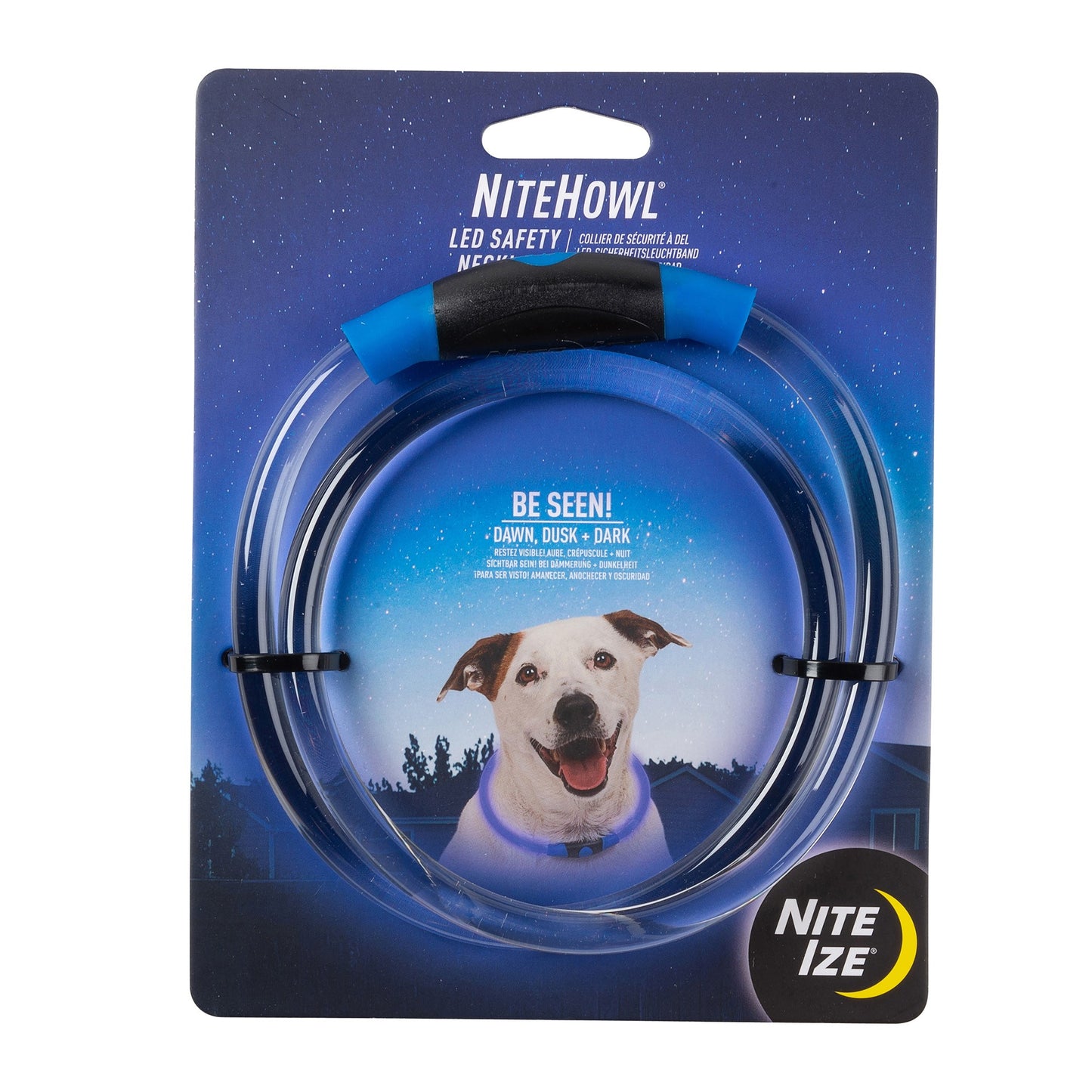 Nite Ize NiteHowl LED Dog Collar Safety Necklace Safety Necklace - Blue - 15-11192