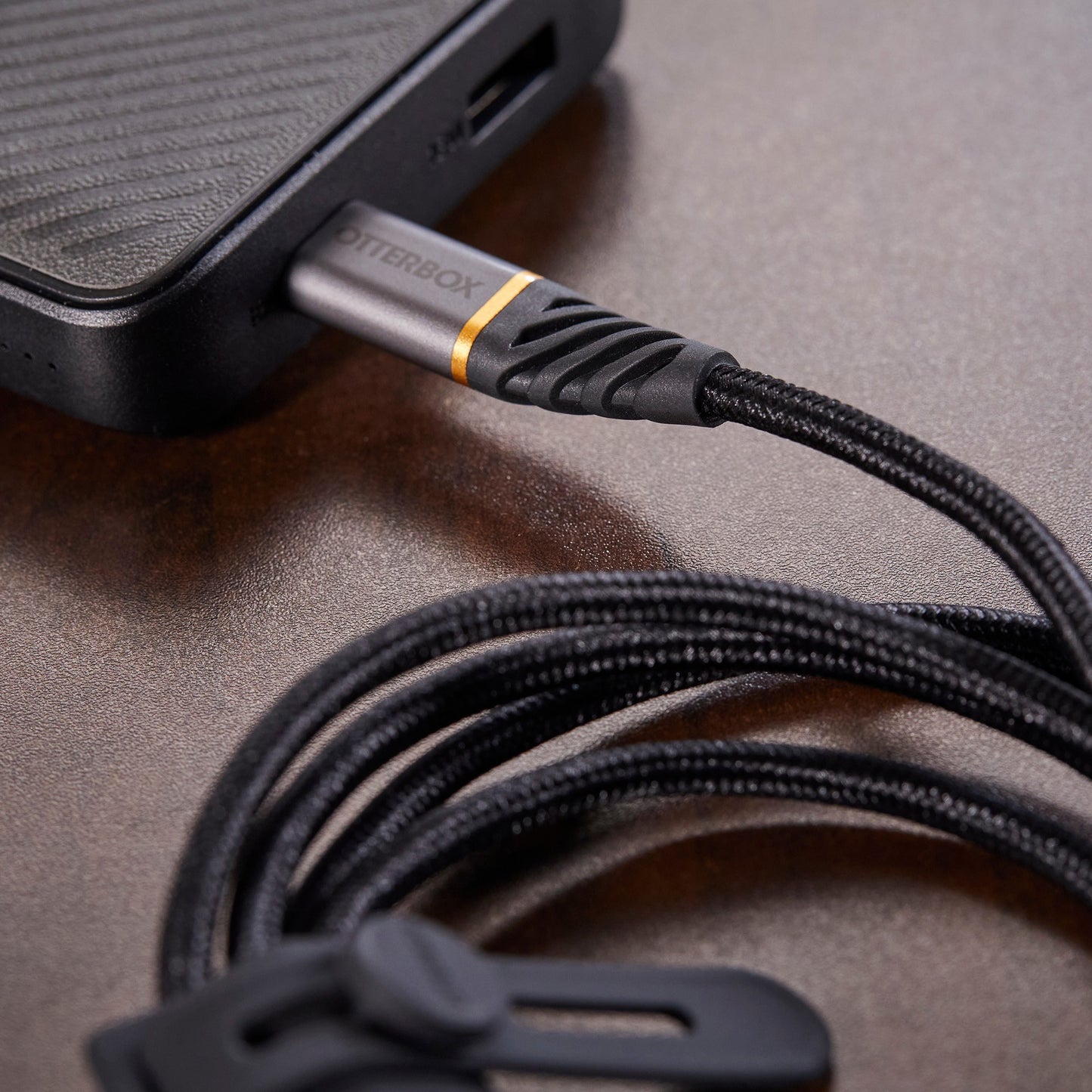 OtterBox (100cm) USB-C to Lightning Braided Charge and Sync Cable - Black - 15-11241