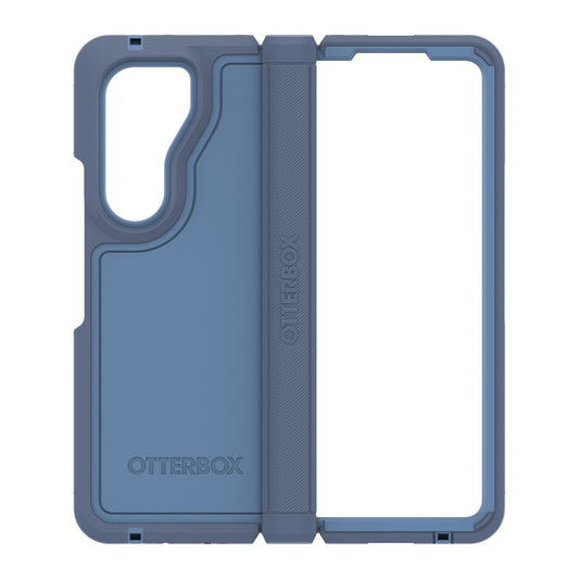 Samsung Galaxy Z Fold5 Otterbox Defender XT Series Case - Blue (Baby Blue Jeans) - 15-11258