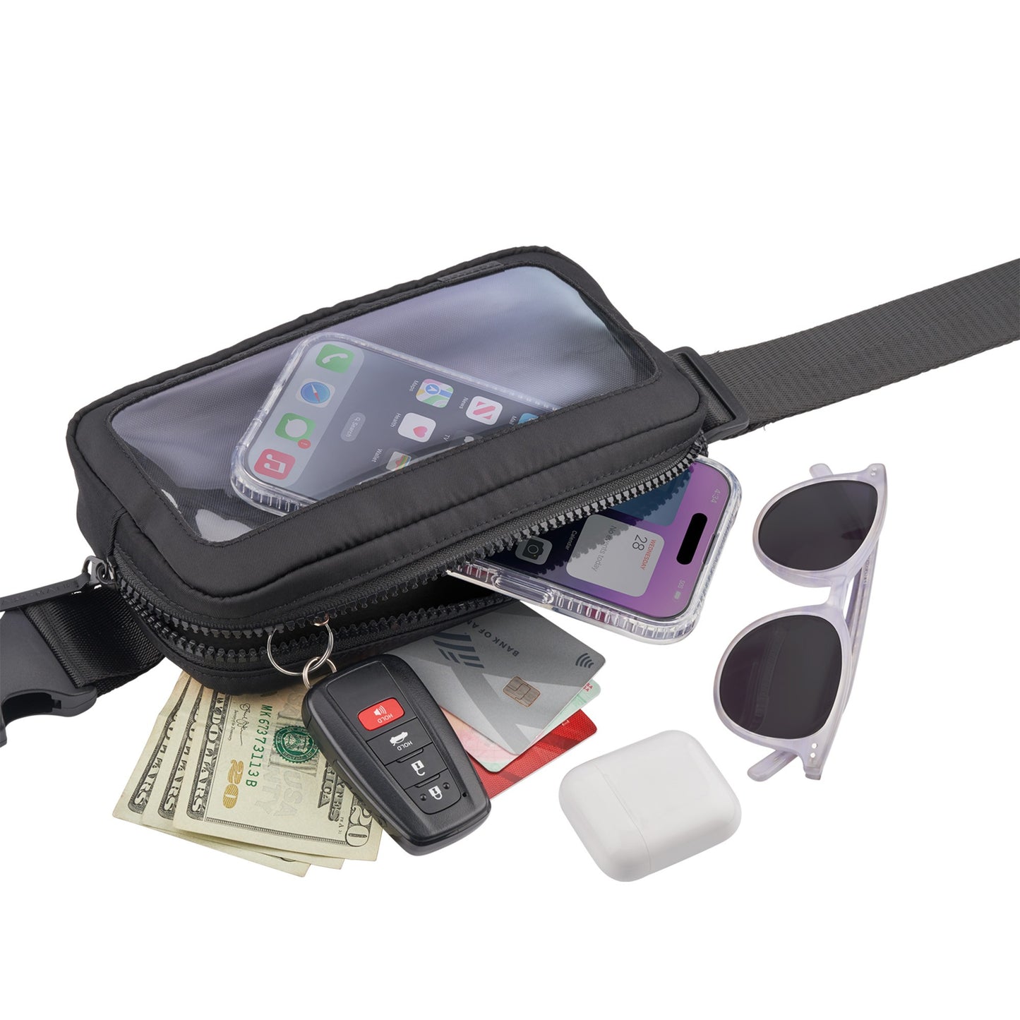 Universal Case-Mate Phone Belt Bag - Black - 15-11284