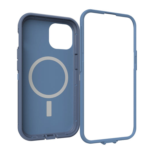 iPhone 15/14/13 Otterbox Defender XT w/ MagSafe Series Case - Blue (Baby Blue Jeans) - 15-11399