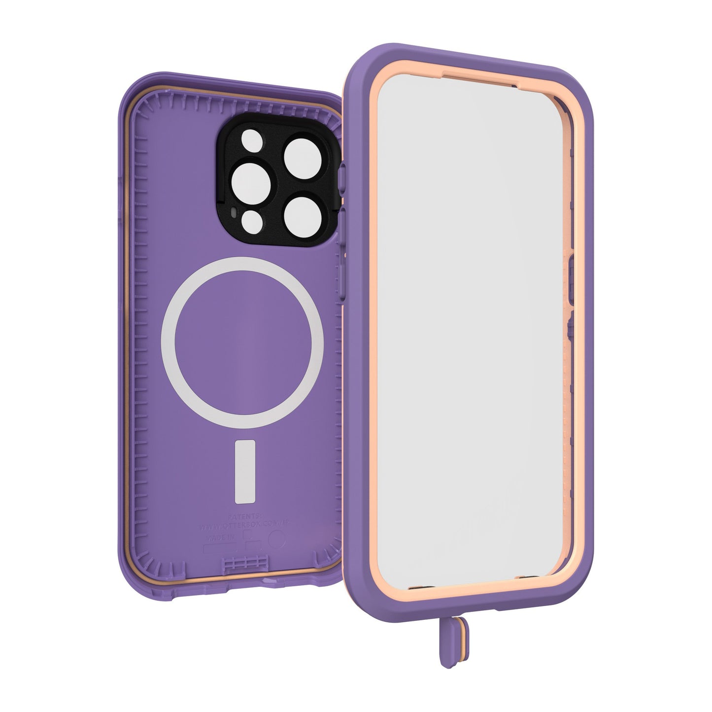 iPhone 15 Pro Otterbox Fre MagSafe Case - Purple (Rule Of Plum) - 15-11550