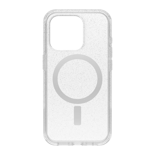 iPhone 15 Pro Otterbox Symmetry w/ MagSafe Clear Series Case - Silver (Stardust) - 15-11565