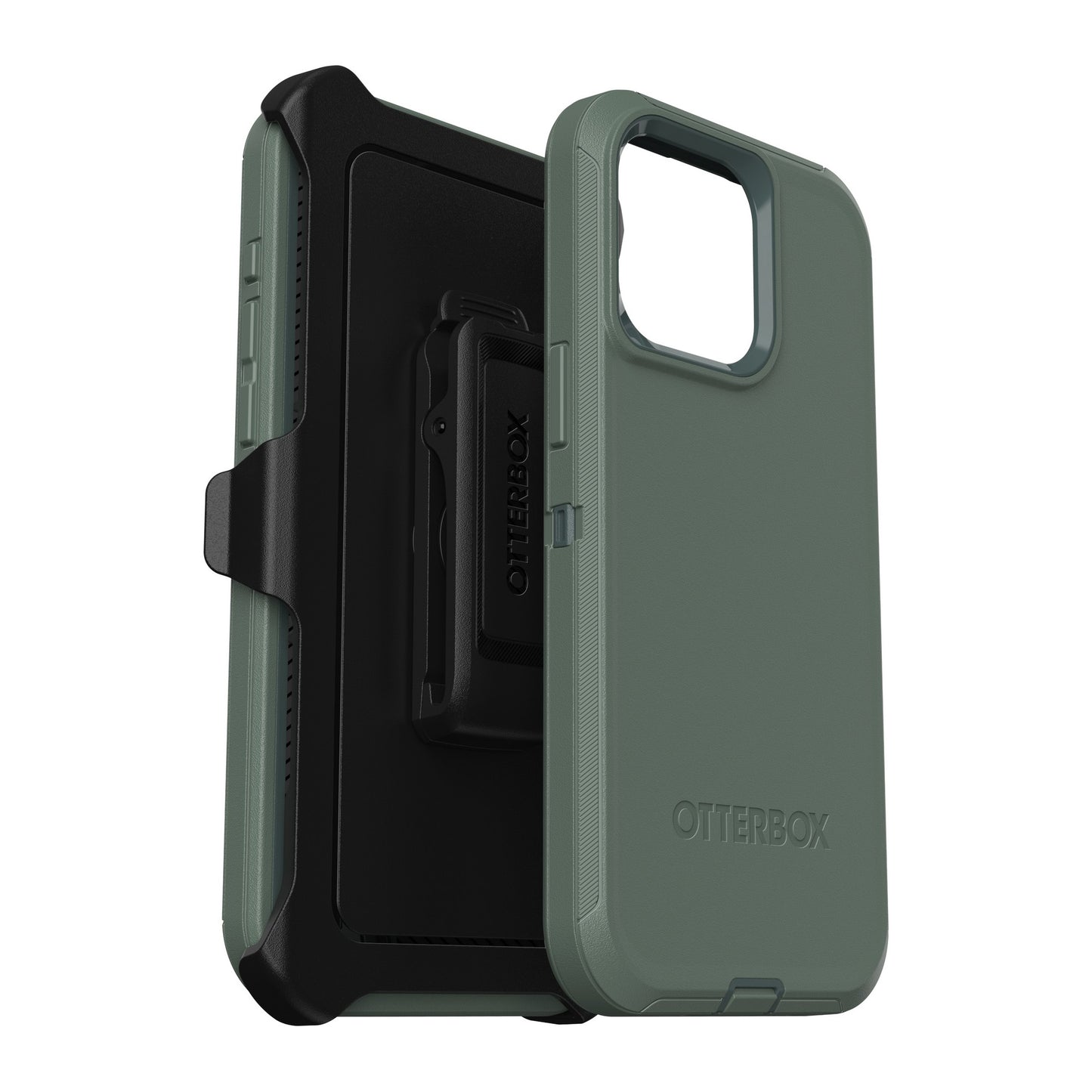 iPhone 15 Pro Max Otterbox Defender Series Case - Green (Forest Ranger) - 15-11569