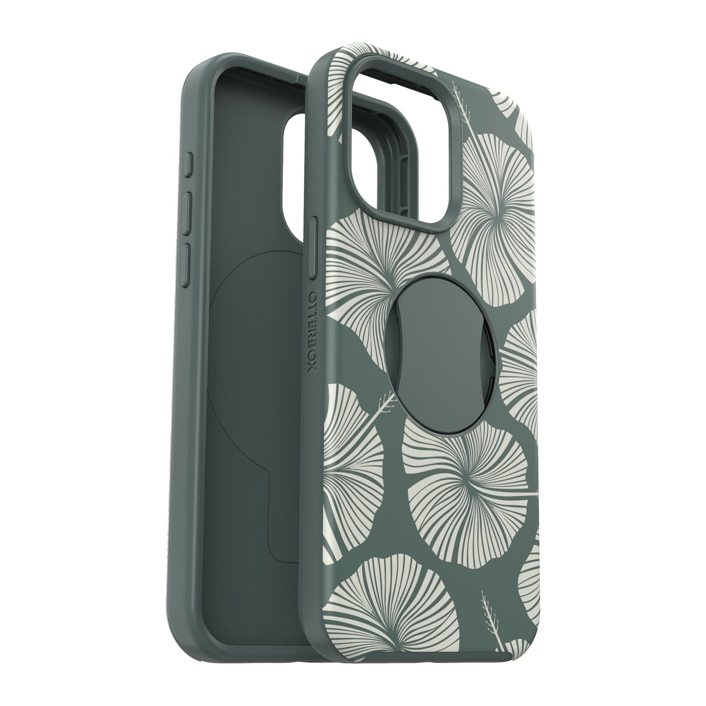 iPhone 15 Pro Max Otterbox OtterGrip Symmetry w/ MagSafe Series Case - Green (Island Getaway) - 15-11586