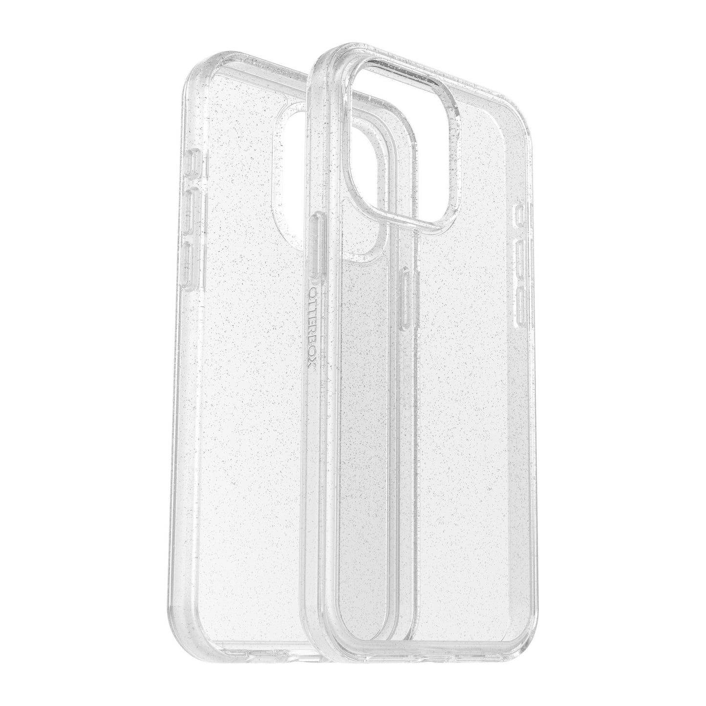 iPhone 15 Pro Max Otterbox Symmetry Series Case - Clear/Silver Flake (Stardust) - 15-11607