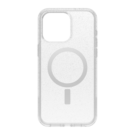 iPhone 15 Pro Max Otterbox Symmetry w/ MagSafe Clear Series Case - Silver (Stardust) - 15-11609