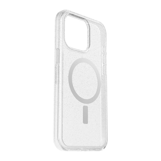 iPhone 15 Pro Max Otterbox Symmetry w/ MagSafe Clear Series Case - Silver (Stardust) - 15-11609