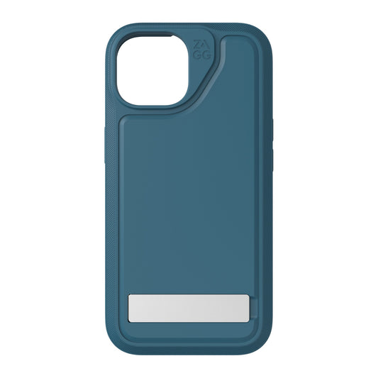 iPhone 15/14/13 ZAGG/GEAR4 Graphene Everest Snap Kickstand Case - Marine - 15-11644