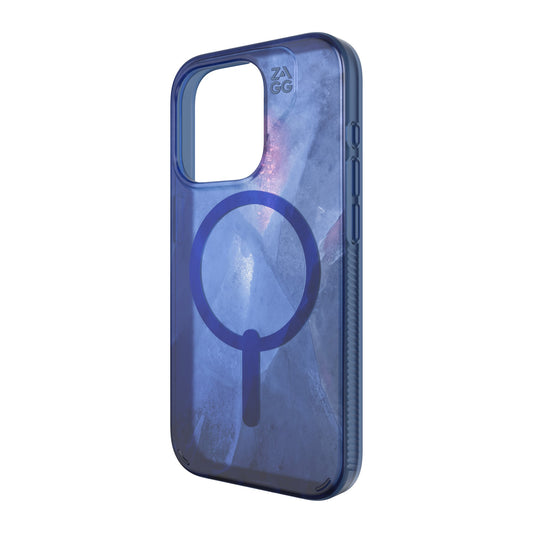 iPhone 15 Pro ZAGG/GEAR4 Graphene Milan Snap Case - Glacier - 15-11656