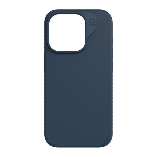 iPhone 15 Pro ZAGG/GEAR4 Graphene Manhattan Snap Case - Navy - 15-11659