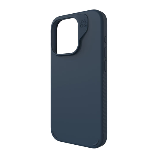 iPhone 15 Pro ZAGG/GEAR4 Graphene Manhattan Snap Case - Navy - 15-11659