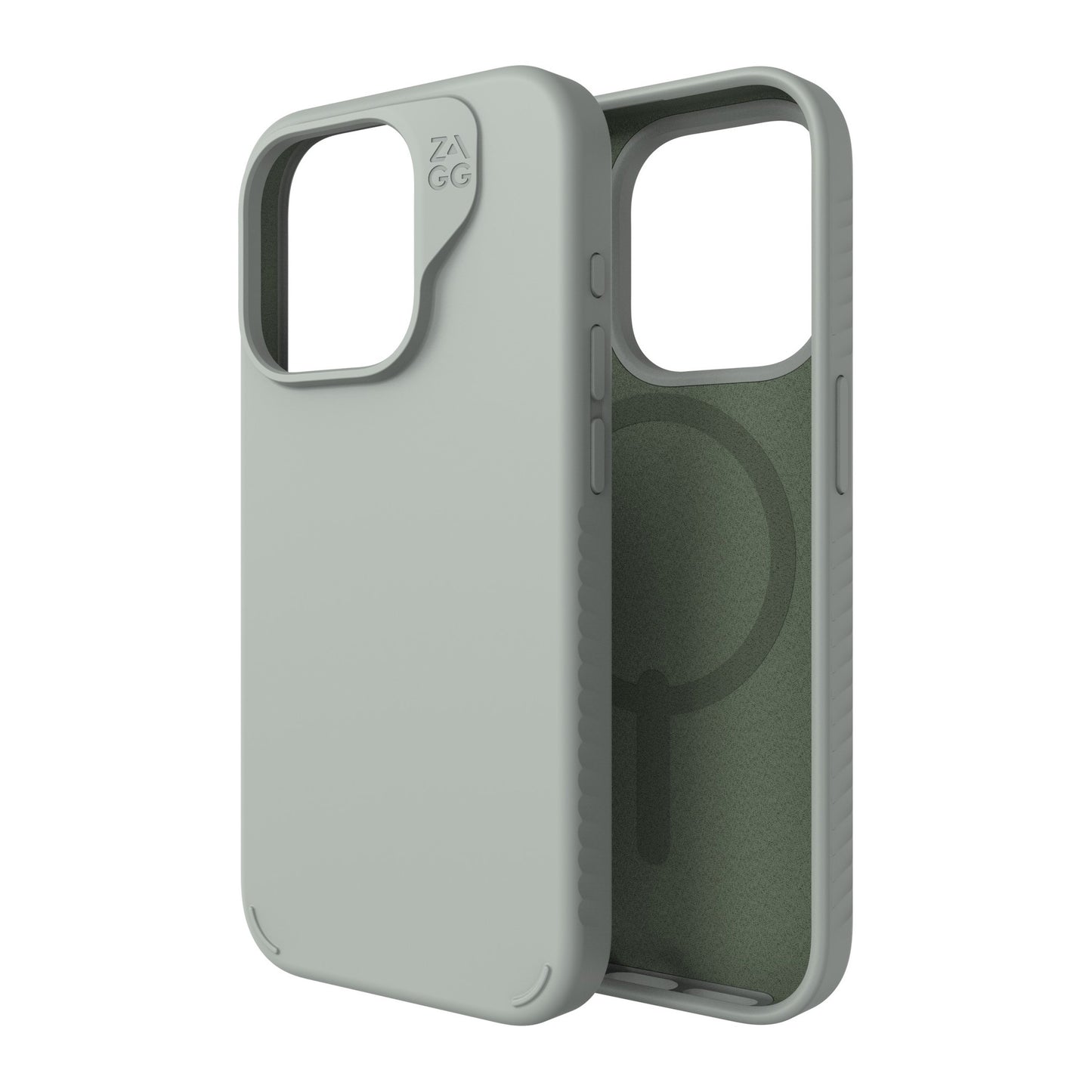 iPhone 15 Pro ZAGG/GEAR4 Graphene Manhattan Snap Case - Sage - 15-11662