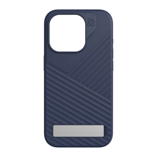 iPhone 15 Pro ZAGG/GEAR4 Graphene Denali Snap Kickstand Case - Navy - 15-11668