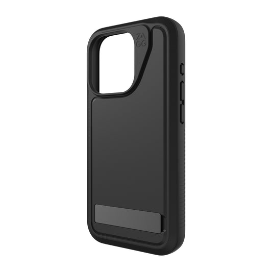 iPhone 15 Pro ZAGG/GEAR4 Graphene Everest Snap Kickstand Case - Black - 15-11670