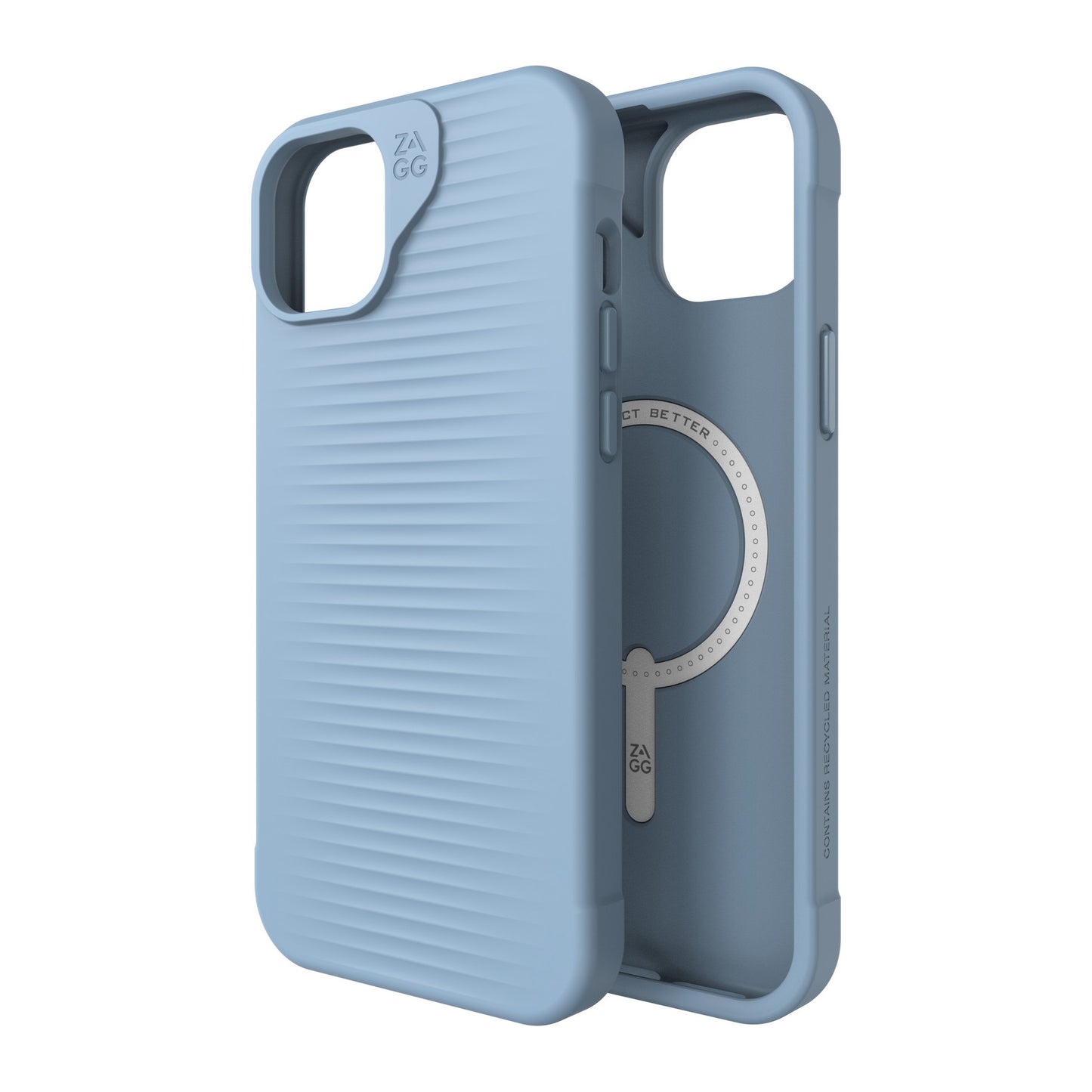 iPhone 15 Plus/14 Plus ZAGG/GEAR4 Graphene Luxe Snap Case - Blue - 15-11674