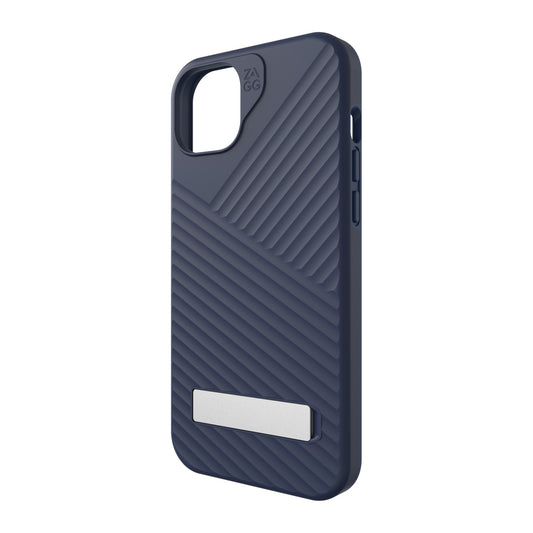 iPhone 15 Plus/14 Plus ZAGG/GEAR4 Graphene Denali Snap Kickstand Case - Navy - 15-11682