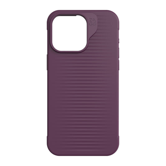 iPhone 15 Pro Max ZAGG/GEAR4 Graphene Luxe Snap Case - Plum - 15-11687