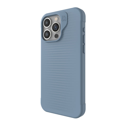 iPhone 15 Pro Max ZAGG/GEAR4 Graphene Luxe Snap Case - Blue - 15-11688