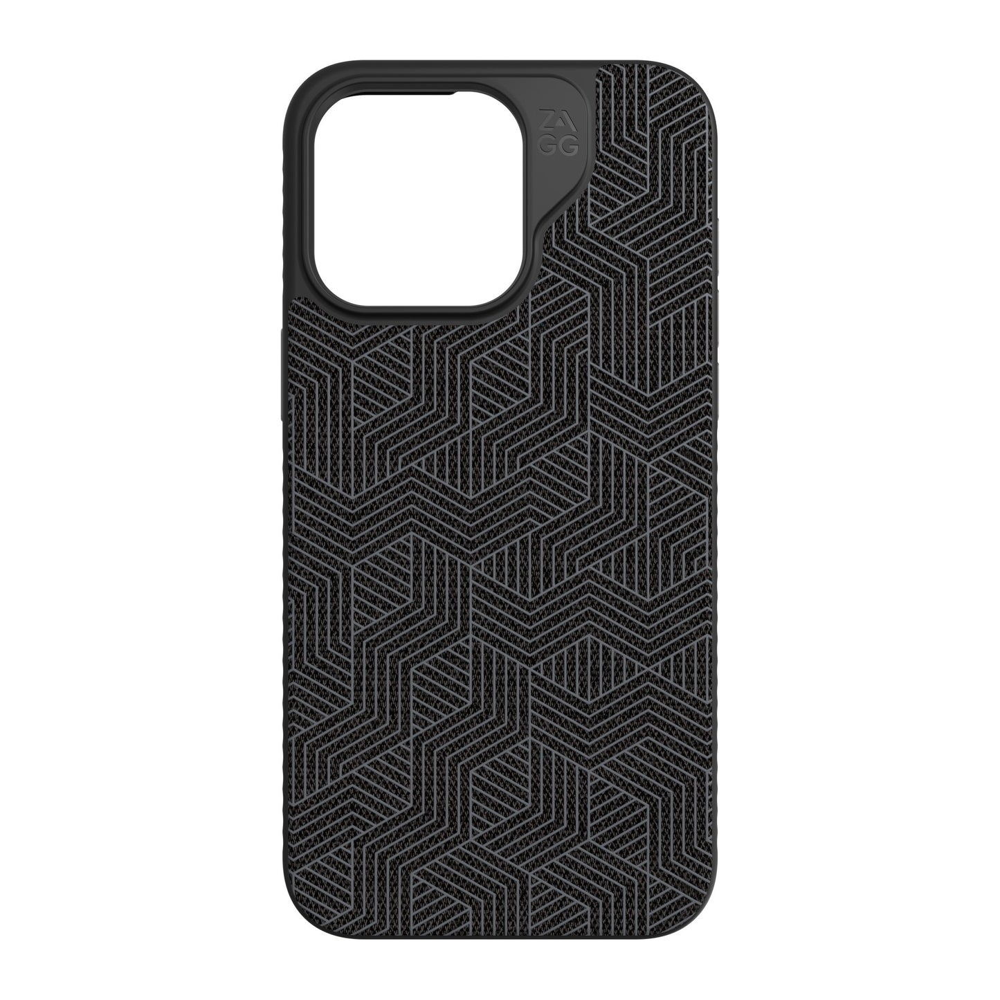 iPhone 15 Pro Max ZAGG/GEAR4 Graphene London Snap Case - Black Geo - 15-11702