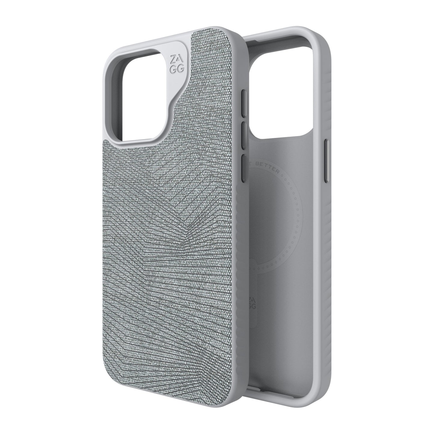 iPhone 15 Pro Max ZAGG/GEAR4 Graphene London Snap Case - Grey Geo - 15-11703