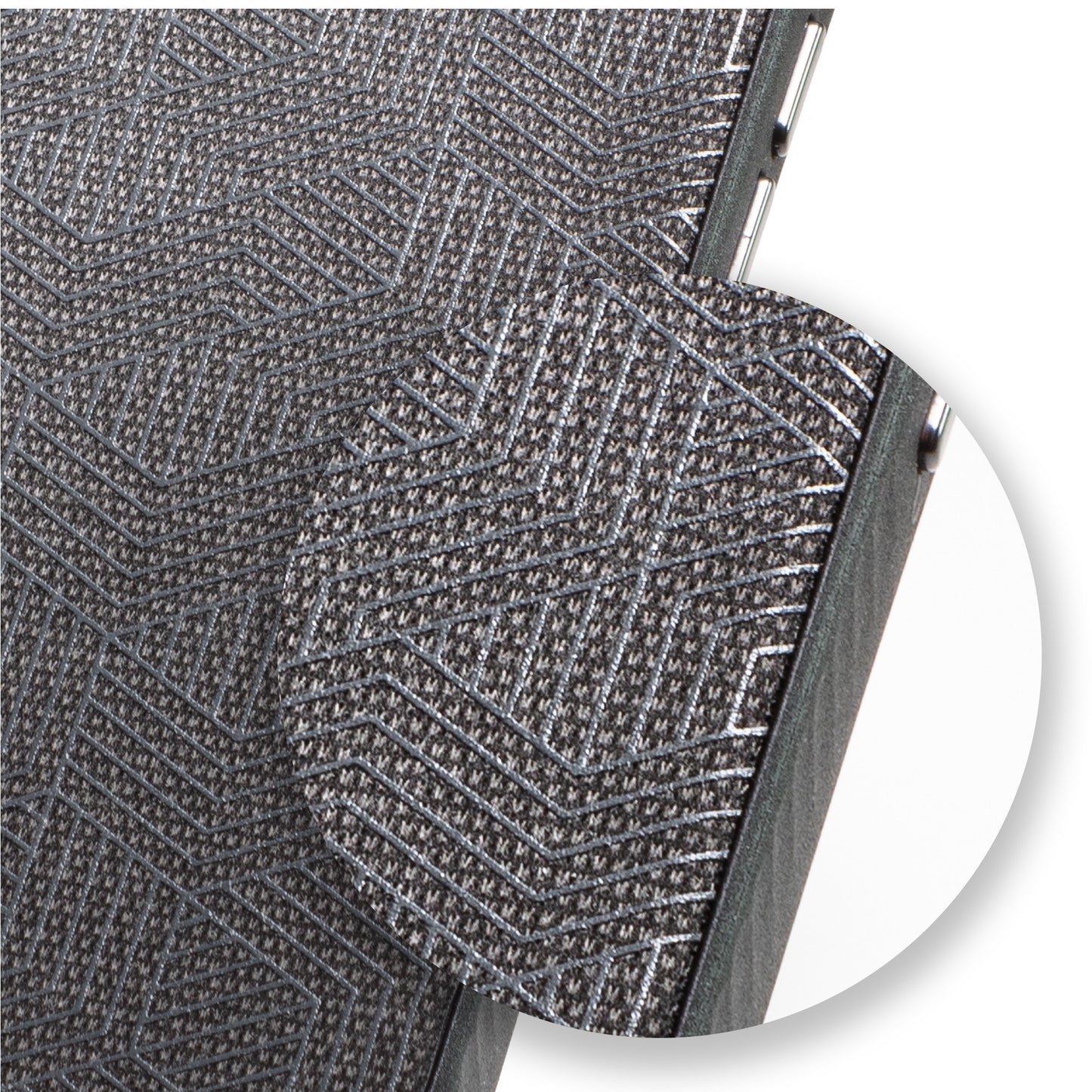 iPhone 15 Pro Max ZAGG/GEAR4 Graphene London Snap Case - Grey Geo - 15-11703