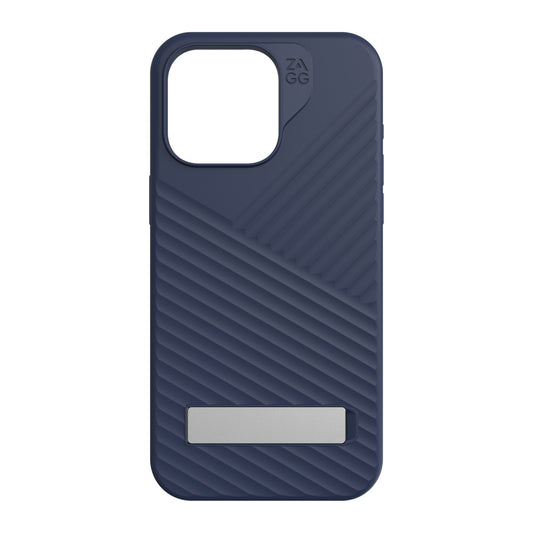 iPhone 15 Pro Max ZAGG/GEAR4 Graphene Denali Snap Kickstand Case - Navy - 15-11707