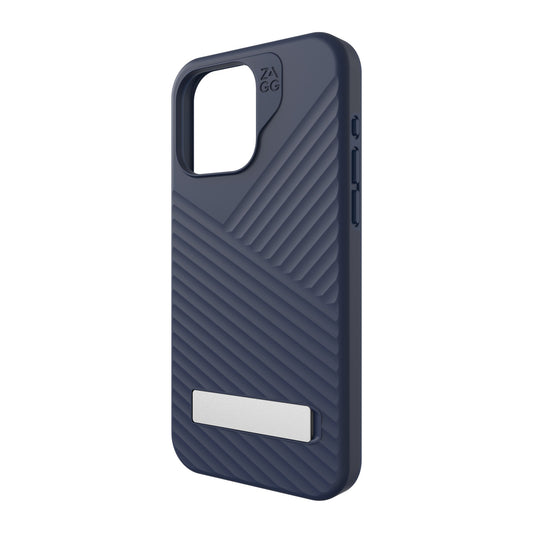 iPhone 15 Pro Max ZAGG/GEAR4 Graphene Denali Snap Kickstand Case - Navy - 15-11707