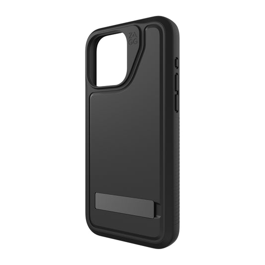 iPhone 15 Pro Max ZAGG/GEAR4 Graphene Everest Snap Kickstand Case - Black - 15-11710